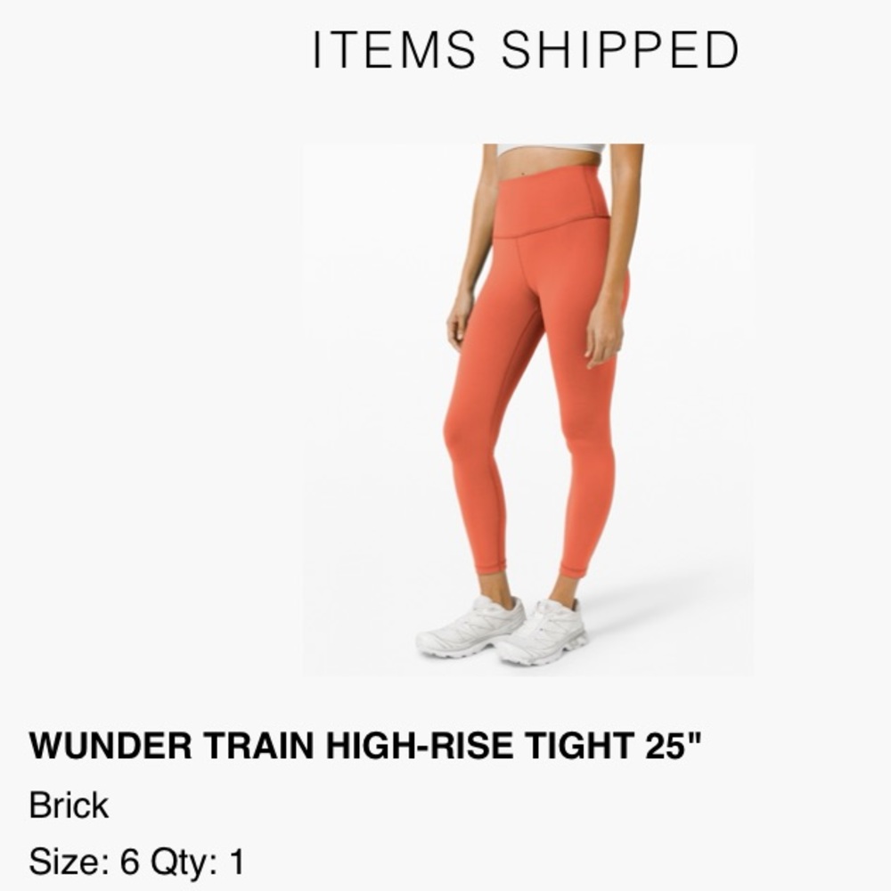 Lululemon Wunder Train HR 25in Pant